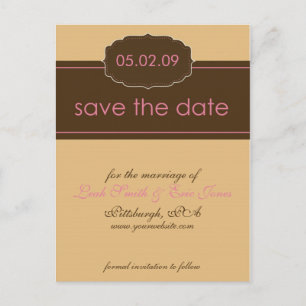 Save the Date Postcard TEMPLATE
