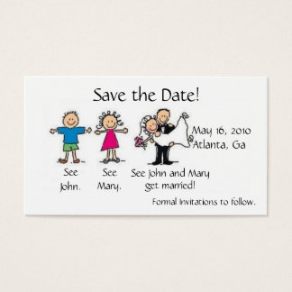 Save the Date Profile Card