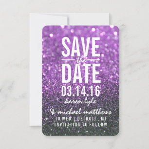 Save the Date   Purple Lit Nite Fab