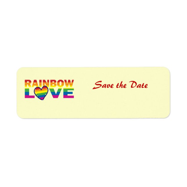 Save the Date/Rainbow Wedding/Gay Pride (Front)