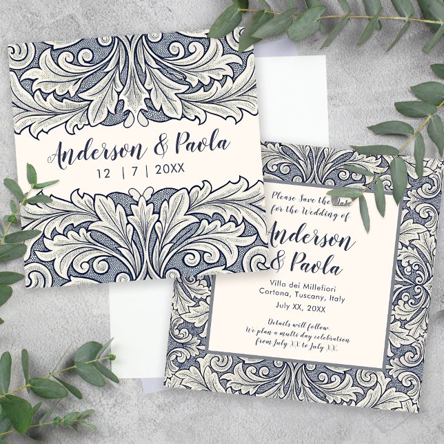 Save the Date Reminder Elegant Italian Style (Creator Uploaded)