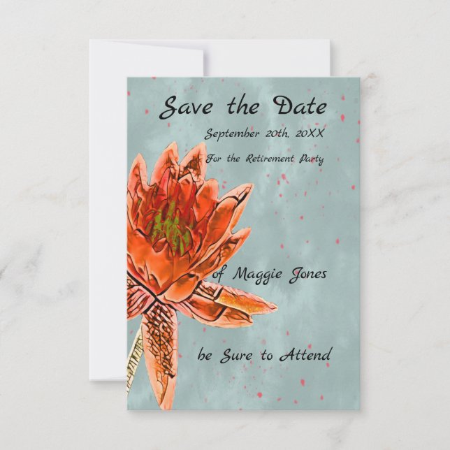 Save the Date Retirement Party (Front)