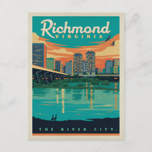 Save the Date - Richmond, VA Announcement Postcard