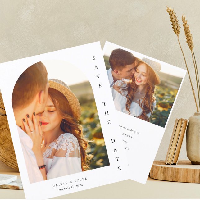  Save The Date Romantic Arch Elegant Wedding (Creator Uploaded)