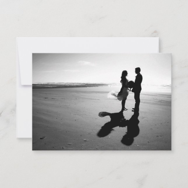 SAVE THE DATE ROMANTIC WEDDING CARD (Front)