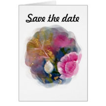 SAVE THE DATE Rose bud