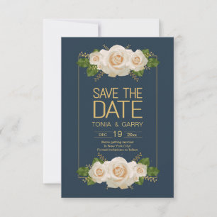 Save the Date Roses Announcement