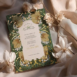 Save the Date Sage Green Pimpernel Vintage Morris<br><div class="desc">Embrace timeless elegance with our Save the Date wedding cards featuring the renowned Pimpernel pattern by William Morris, masterfully rendered in vintage hues of sage green, warm yellow, and accented with real foil. William Morris, a figurehead of the Arts and Crafts Movement, believed in the beauty of handcrafted designs and...</div>