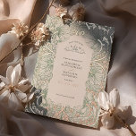 Save the Date Sage Green Pimpernel Vintage Morris<br><div class="desc">Embrace timeless elegance with our Save the Date wedding cards featuring the renowned Pimpernel pattern by William Morris, masterfully rendered in vintage hues of sage green and accented with real foil. William Morris, a figurehead of the Arts and Crafts Movement, believed in the beauty of handcrafted designs and the harmonious...</div>