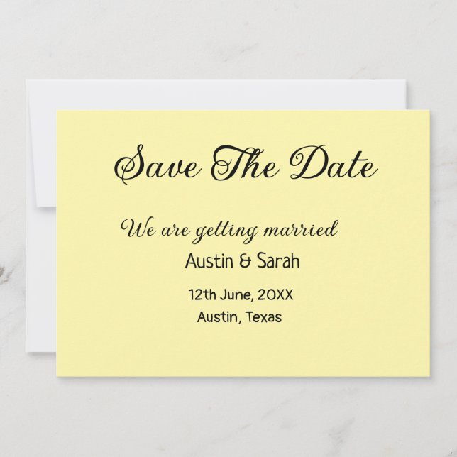 Save the date scan QR wedding website modern text Invitation (Front)