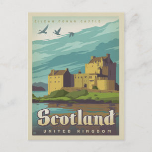 Save the Date - Scotland Announcement Postcard