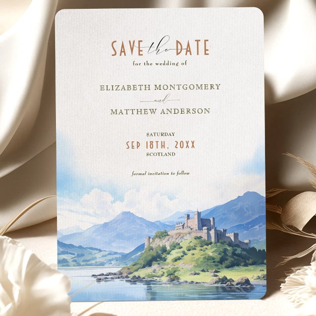 Save The Date SCOTLAND Highlands Destination Invitation (Creator Uploaded)
