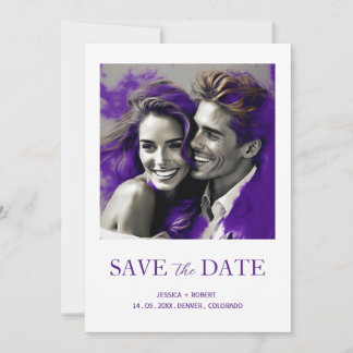 SAVE THE DATE SIMPLE MODERN DESIGN INVITATION