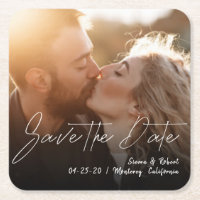 Save the Date Smooth Pen Stroke Announcement