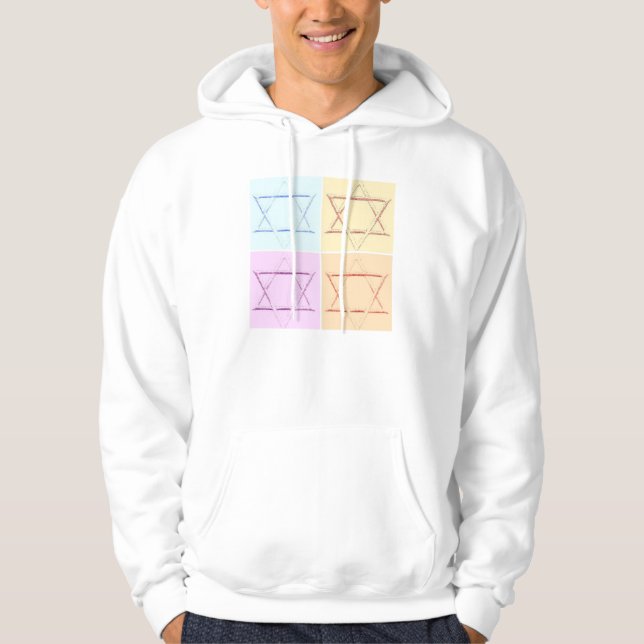 Save the Date/Star of David Hoodie (Front)