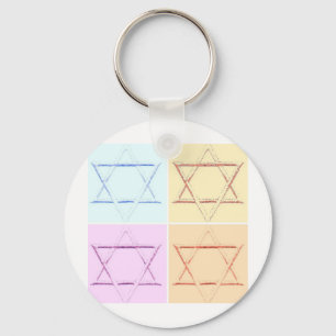 Save the Date/Star of David Key Ring