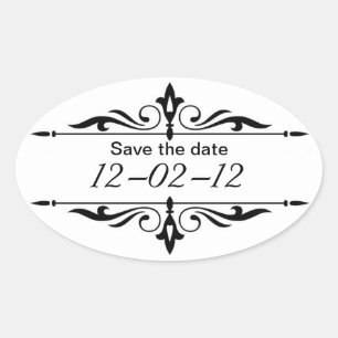 Save the Date Sticker