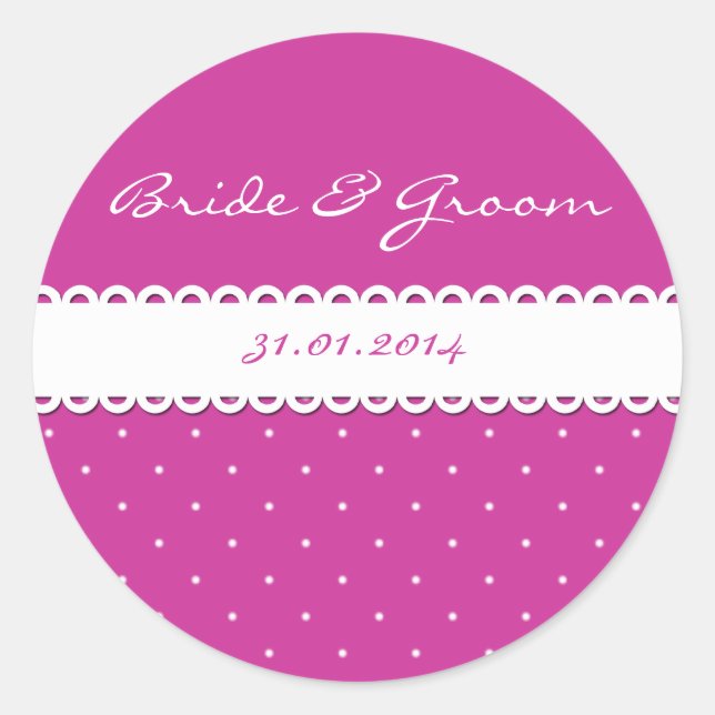 Save the date Stickers (Front)