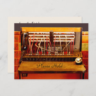 Save the Date Switchboard 25th Anniversary Party Announcement Postcard