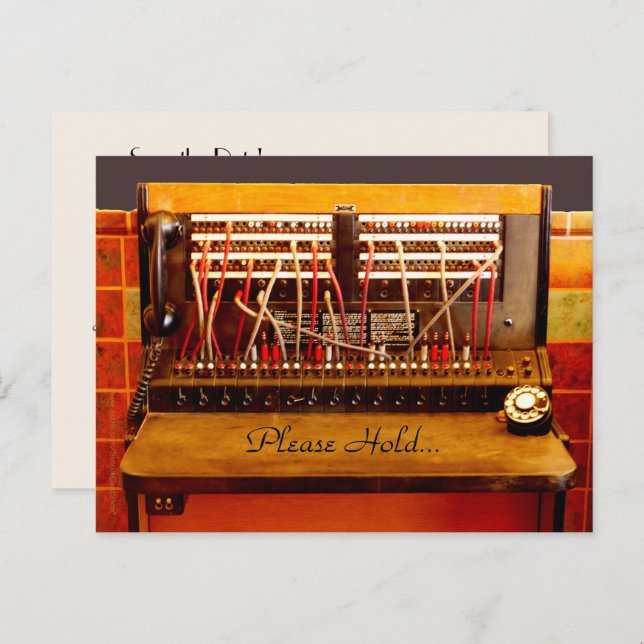 Save the Date Switchboard 25th Anniversary Party Announcement Postcard (Front/Back)