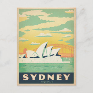 Save the Date   Sydney, Australia Announcement Postcard