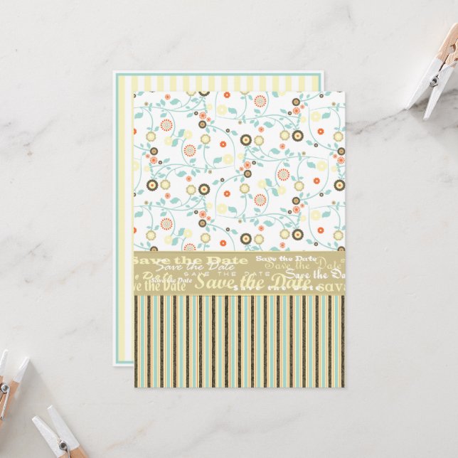 Save the Date Template (Front/Back In Situ)