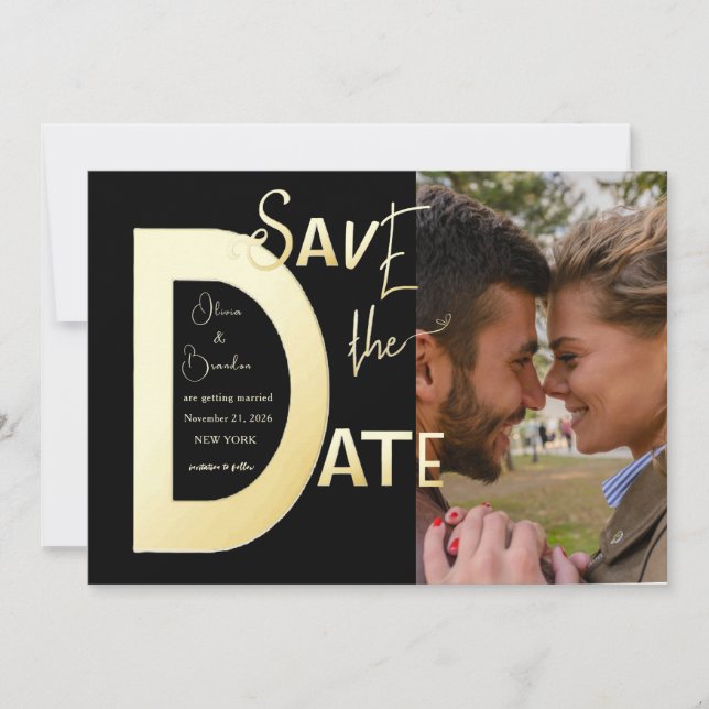  Save The Date template Card (Front)