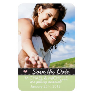 Save the Date Template Magnet