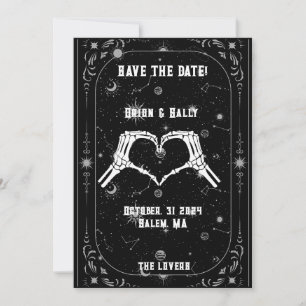 Save the date The Lovers Tarot Card