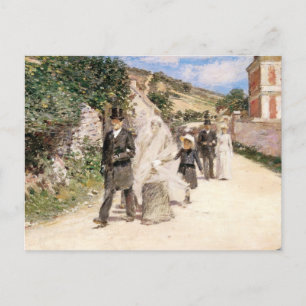Save the Date! The Wedding March by Robinson Announcement Postcard