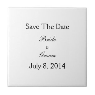 Save The Date Tile