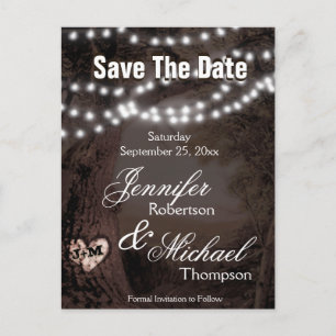 Save the Date - Tree of Lights Announcement Postcard