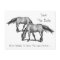 Save The Date: Two Horses: Getting Hitched