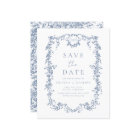 Save the Date Victorian Floral Dusty Wedding