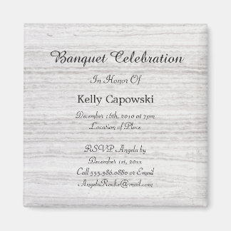 Save the Date Vintage Magnet