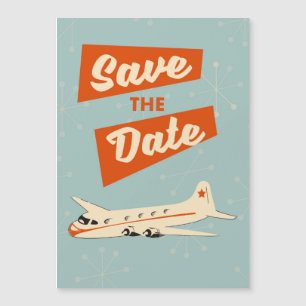 Save the Date vintage travel poster