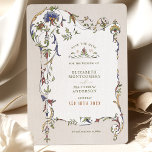Save the Date Vintage Victorian Belle Epoque Invitation<br><div class="desc">Vintage Victorian wedding invitations in a floral,  romantic,  and whimsical design. Victorian flourishes complement classic art deco fonts. Please enter your custom information,  and you're done. If you want to change the design,  click the blue "Customise It" button. Thank you so much for considering my design for your wedding!</div>