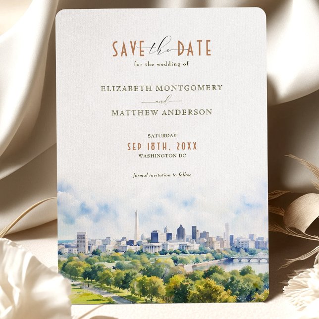 Save The Date Washington DC Destination Invitation (Creator Uploaded)