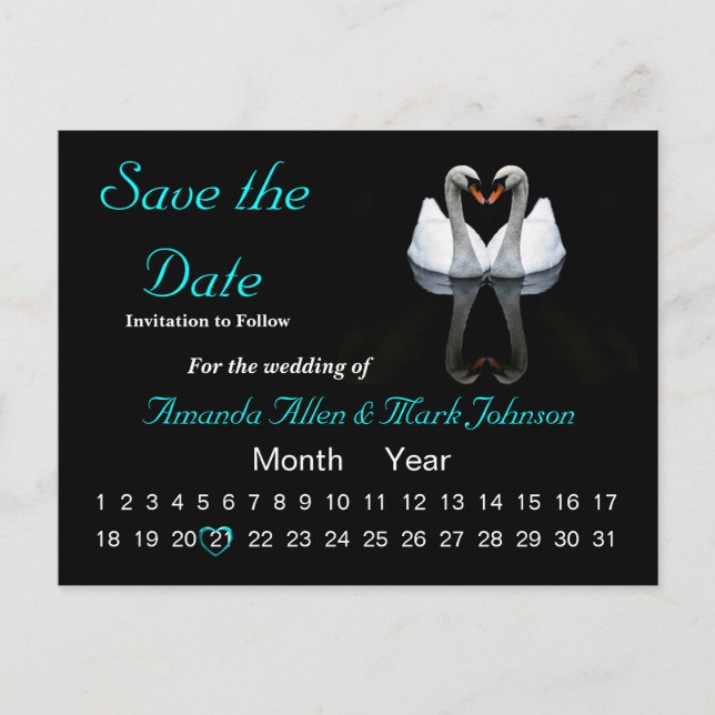 Save the Date, Wedding Announcement (Front)
