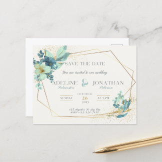 Save the Date: Wedding Celebration Postcard