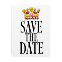 Save the Date wedding crown
