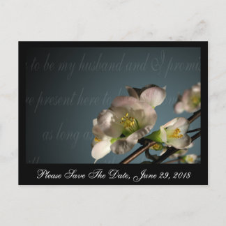 Save The Date Wedding Elegant Floral Template