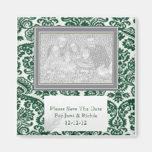 SAVE THE DATE WEDDING FAVOR MAGNET