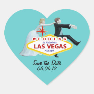 Save the Date Wedding In Las Vegas Sticker