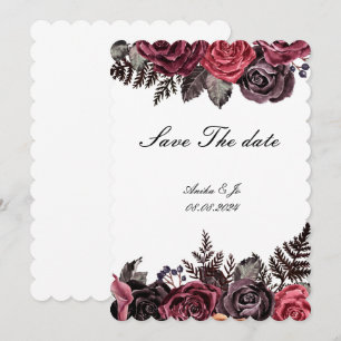 save the date wedding invitation