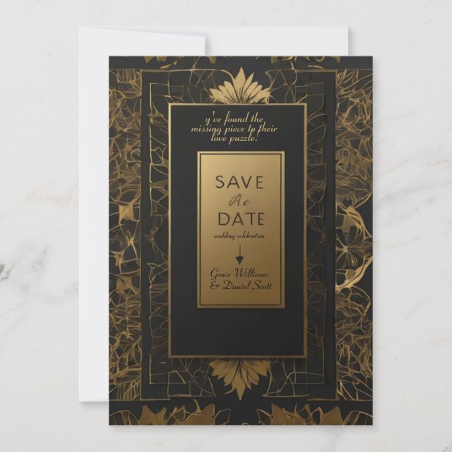 save the date wedding invitation (Front)