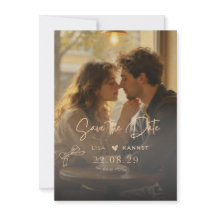 Save The Date Wedding Invitation | Romantic 