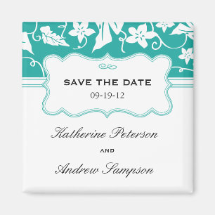 Save the Date Wedding Magnet
