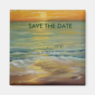 SAVE THE DATE wedding Magnet