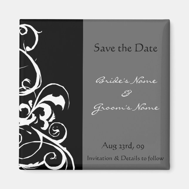 Save the Date - Wedding Magnet (Front)